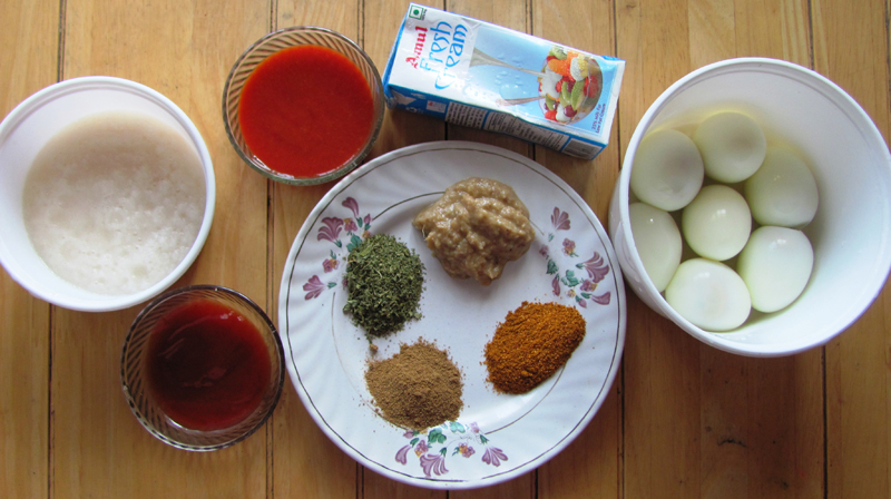 Egg Bharta Ingredients