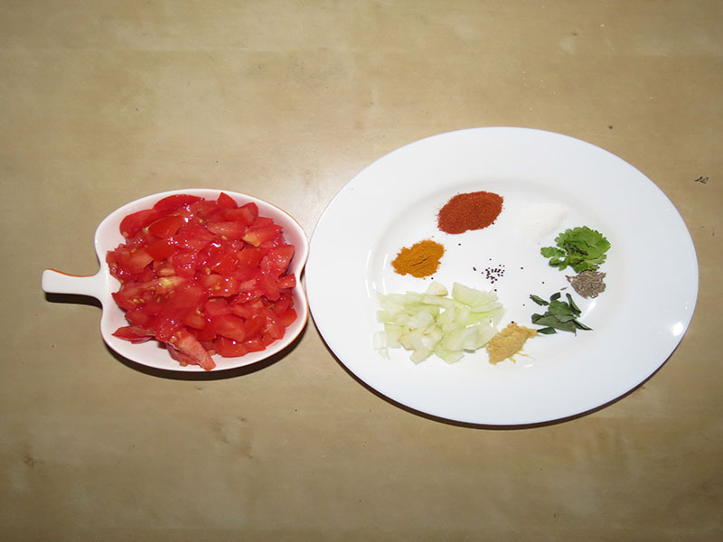 Tomato Curry Ingredients