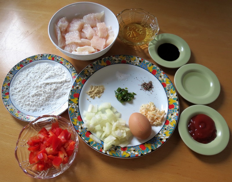 Chilli Fish Ingredients