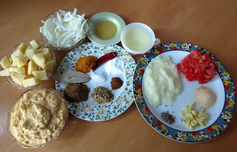 Dhokar Dalna Ingredients