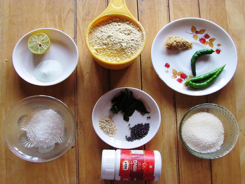 Khaman Dhokla Ingredients