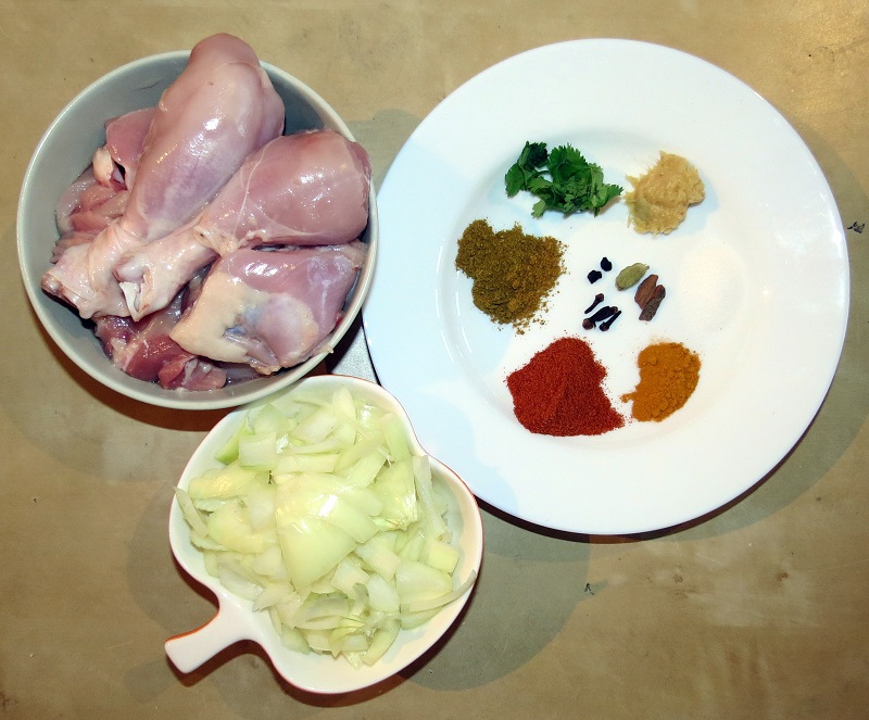 Chicken Masala Ingredients