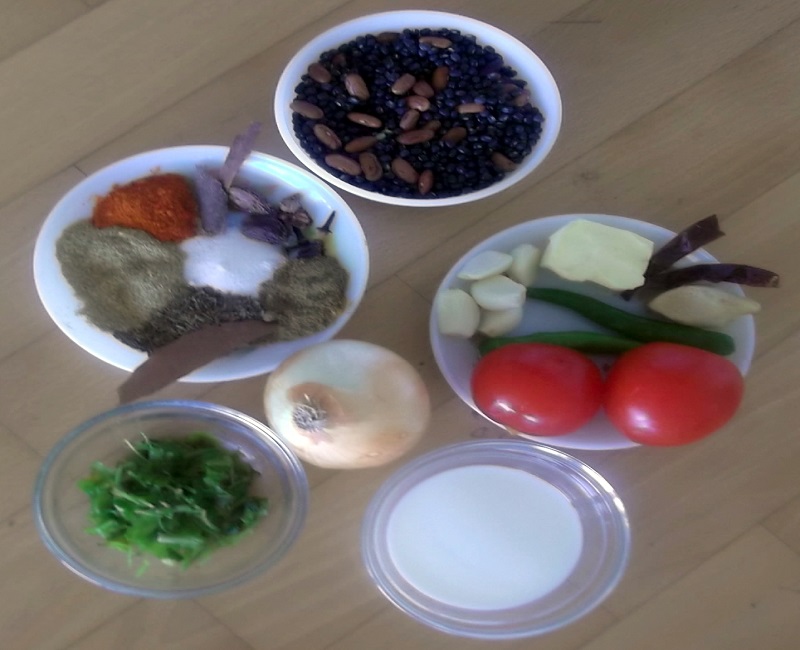 Dal Makhani Ingredients