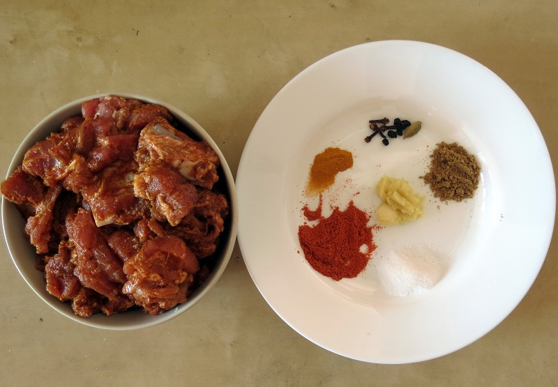Mutton Curry Ingredients