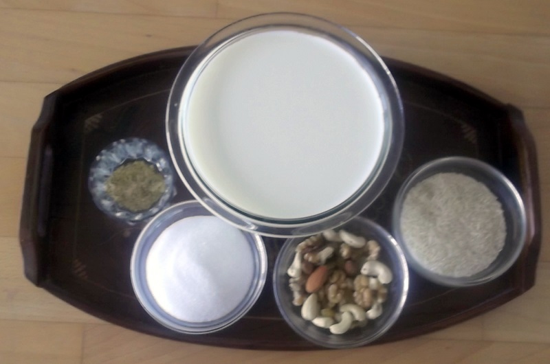 Rice Kheer Ingredients